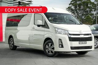 2023 Toyota Hiace Commuter GL Bus (French Vanilla) Pre-Owned Car Thumbnail